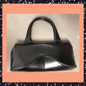 IMPORTED BLACK GENUINE LEATHER BAG